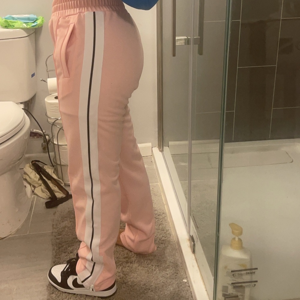 Brand new never worn pink palm angels pants